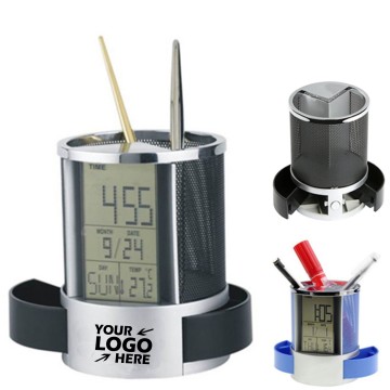 Multifunctional Pen Holder Alarm Clock